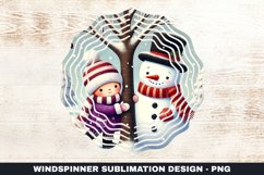 Christmas Wind Spinner Sublimation Design Product Image 1