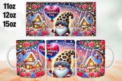 Happy Valentine Day Mug Wrap Sublimation 11oz, 12oz, 15oz Product Image 1