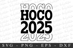 Football Hoco 2025 SVG | SVG Cut files | Cricut Product Image 1