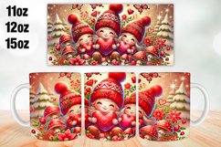 Christmas Mug Wrap Sublimation 11oz, 12oz, 15oz Product Image 1