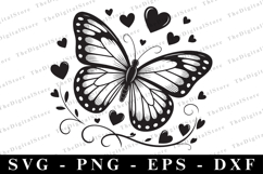 Butterfllies Svg | Svg Cut Files | Cricut Product Image 1