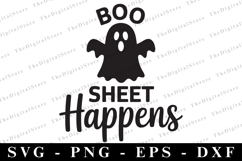 Boo Sheet Happens Svg | Halloween Svg | Cricut Product Image 1
