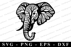 Elephant SVG | SVG Cut files | Cricut Product Image 1