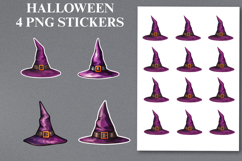 Halloween hat Stickers Png | Printable Product Image 1