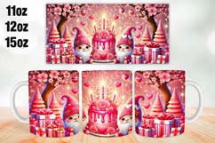 Happy Valentine Day Mug Wrap Sublimation 11oz, 12oz, 15oz Product Image 1