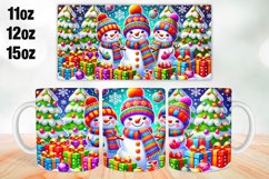 Christmas Mug Wrap Sublimation 11oz, 12oz, 15oz Product Image 1