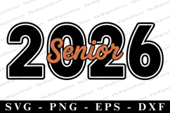 Senior 2026 svg | Graduation Svg | Svg cut file Product Image 1