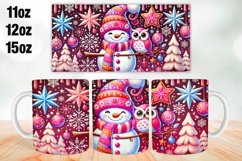 Christmas Mug Wrap Sublimation 11oz, 12oz, 15oz Product Image 1