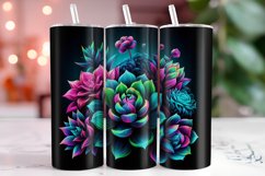 Flowers Tumbler Wrap Sublimation, 20oz Tumbler Wrap Product Image 1