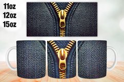 Zip Mug Wrap Sublimation 11oz, 12oz, 15oz Product Image 1