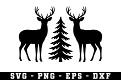 Deer Svg | Forest Svg | Svg Cut File Product Image 1