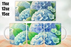 Flowers Mug Wrap Sublimation 11oz, 12oz, 15oz Product Image 1