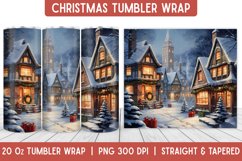Christmas Tumbler Wrap | Christmas Sublimation | Tumbler Product Image 1