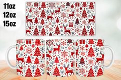 Christmas Mug Wrap Sublimation 11oz, 12oz, 15oz Product Image 1