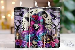 Halloween Witch Tumbler Wrap | Sublimation | Tumblers Product Image 1