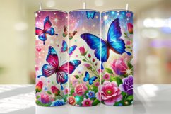 Butterfly Tumbler Wrap | Sublimation | Tumblers Product Image 1
