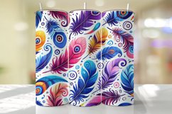 Feathers Tumbler Wrap | Sublimation | Tumblers Product Image 1