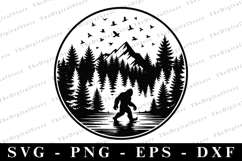 Bigfoot SVG | SVG Cut files | Cricut Product Image 1