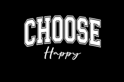 Choose Happy|Motivation SVG Cut files | Cricut Product Image 1