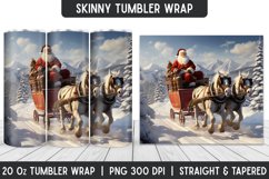 Christmas Tumbler Wrap | Tumbler | Christmas Sublimation Product Image 1