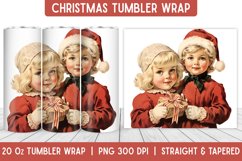 Christmas Tumbler Wrap | Christmas Sublimation | Tumbler Product Image 1