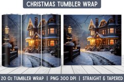 Christmas Tumbler Wrap | Christmas Sublimation | Tumbler Product Image 1
