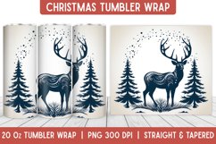 Christmas Tumbler Wrap | Christmas Sublimation | Tumbler Product Image 1