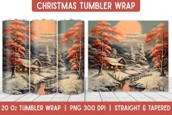Christmas Tumbler Wrap | Christmas Sublimation | Tumbler Product Image 1