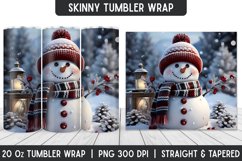 Christmas Tumbler Wrap | Tumbler | Christmas Sublimation Product Image 1