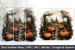 Halloween Tumbler Wrap | Halloween Pumpkin | Tumbler | Ghost Product Image 1