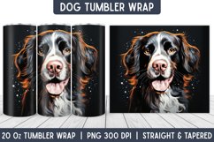 Dog Tumbler Wrap | Tumbler Designs | Sublimation Designs Product Image 1