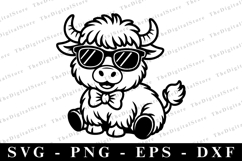 Highland cow SVG | SVG Cut files | Cricut Product Image 1