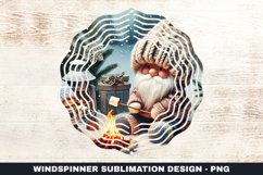 Christmas Wind Spinner Sublimation Design Product Image 1