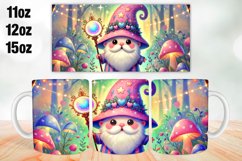 Christmas Gnome Mug Wrap Sublimation 11oz, 12oz, 15oz Product Image 1