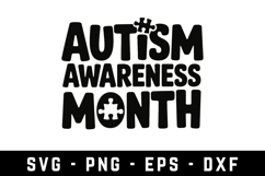 Autism Awareness Month |Autism SVG Cut files | Cricut Product Image 1