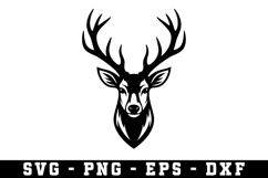 Deer Svg | Forest Svg | Svg Cut File Product Image 1