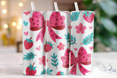 Bow Tumbler Wrap | Sublimation | Tumblers Product Image 1
