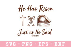 Risen Svg | SVG Cut files | Cricut Product Image 1