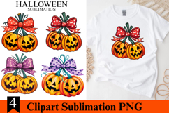 4 Halloween Pumpkin Clipart PNG | Spooky Png Product Image 1