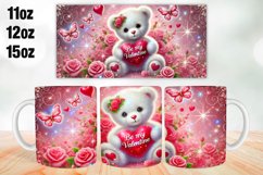 Valentine Day Mug Wrap Sublimation 11oz, 12oz, 15oz Product Image 1
