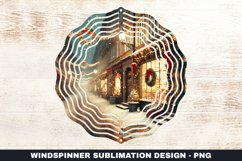 Christmas Wind Spinner Sublimation Design Product Image 1