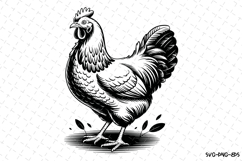 Chicken Svg Design | Svg Cut Files | Digital Download Product Image 1