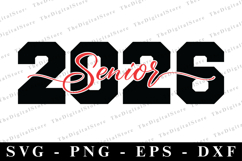 Senior 2026 svg | Graduation Svg | Svg cut file Product Image 1