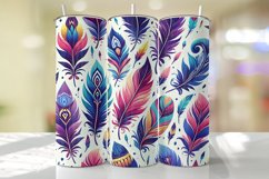 Feathers Tumbler Wrap | Sublimation | Tumblers Product Image 1