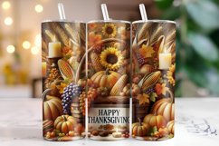 Happy thanksgiving Tumbler Wrap | Sublimation | Tumblers Product Image 1