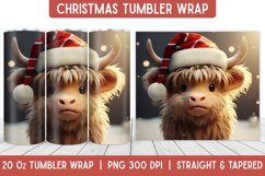 Christmas Tumbler Wrap | Christmas Sublimation | Tumbler Product Image 1