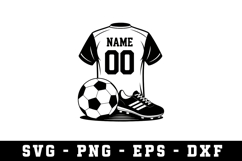 Football Kit SVG | SVG Cut files | Cricut Product Image 1