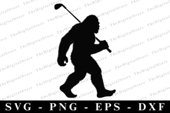 Bigfoot SVG | SVG Cut files | Cricut Product Image 1