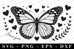 Butterfllies Svg | Svg Cut Files | Cricut Product Image 1
