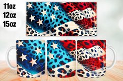 American Flag Mug Wrap Sublimation 11oz, 12oz, 15oz Product Image 1